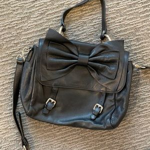 Red Valentino Bow cross body tote